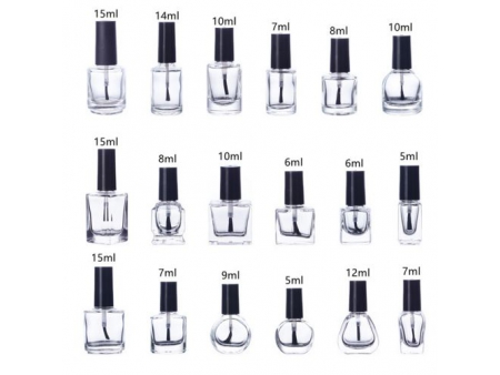 Frasco de Vidrio Negro, para Esmalte de Uñas SP-702