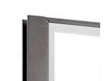 Puerta de gabinete de vidrio de marco de aluminio (en forma de U)