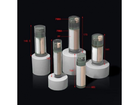 Frasco Airless Dual,  PMMA-JS