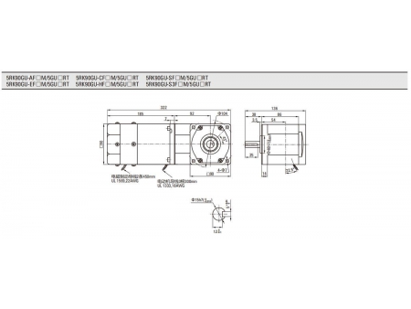 Motor de freno  90mm 90W