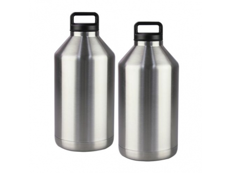 Growler de 3.8L de Doble Pared con Boca Ancha y Tapa Chug