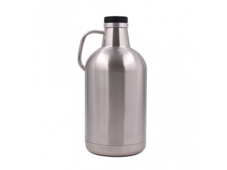 Growler de 3.78L con Aislante al Vacío y Tapa Rosca