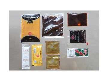 Máquina formadora, llenadora y selladora de paquetes de líquidos y pastas