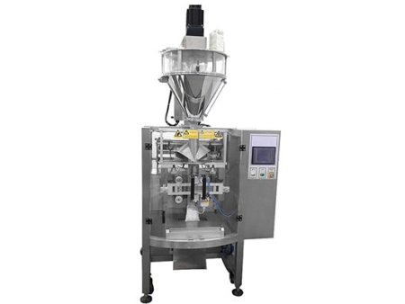 Máquina llenadora y selladora de polvos vertical