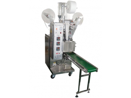 Máquina llenadora y selladora de bolsas de té (con hilos y etiquetas)