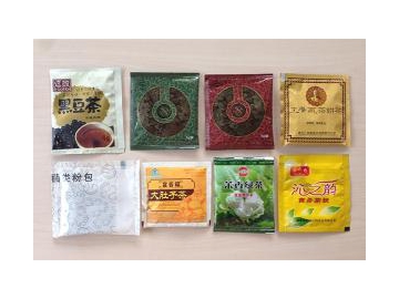 Máquina llenadora y selladora de bolsas de té promocional