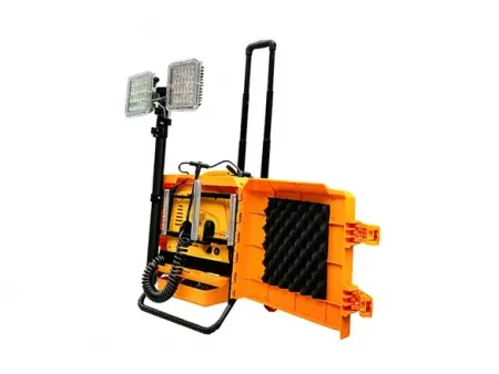Equipo de iluminación móvil con generador 700W