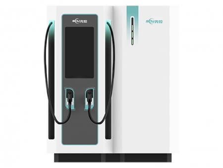 Estación de carga para vehículos eléctricos EVMS ONE, con batería integrada