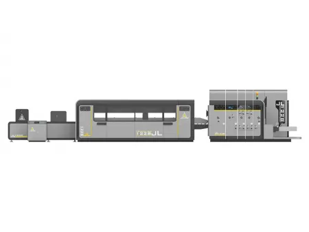 Impresora y ranuradora flexográfica automática (con plegadora encoladora en línea)