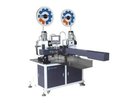Máquina crimpadora automática de terminales de dos lados de cable plano
