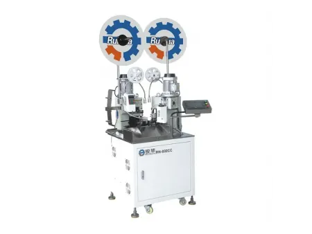 Máquina crimpadora automática de terminales de dos lados