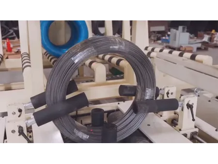 Línea de embalaje vertical automática de bobinas de alambre
