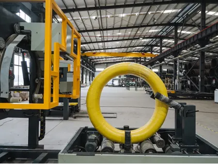 Máquina envolvedora semiautomática de bobinas