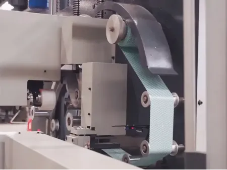 Máquina envolvedora semiautomática de bobinas