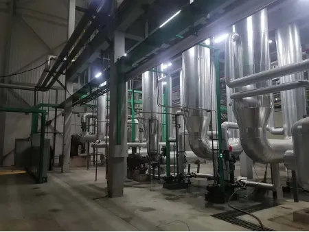 Sistema de evaporación y cristalización de sulfato de cobalto