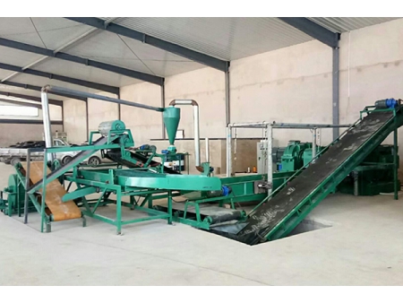 Máquina auxiliar para molino triturador (cracker) de caucho
