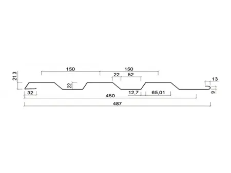 Paneles metálicos para muro con fijación oculta