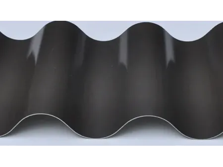 Panel metálico ondulado para muro