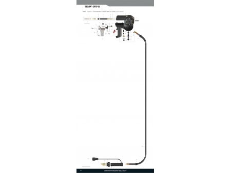 Pistolade soldadura MIG/MAG, QLBF-200Ⅲ