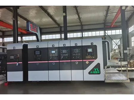 Impresora, ranuradora, troqueladora rotativa con alimentador de borde delantero, CZYL-A