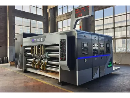 Impresora, ranuradora, troqueladora rotativa con alimentador de borde delantero, CZYL-A