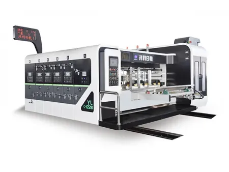 Impresora, ranuradora, troqueladora rotativa con alimentador de borde delantero, CZYL-C