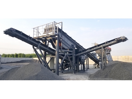 Planta de trituración y cribado de asfalto reciclado (RAP)