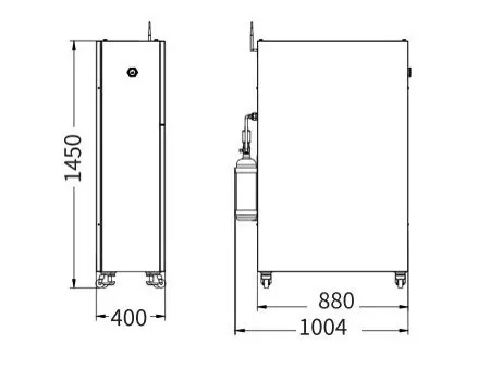 Gabinetes de almacenamiento de energía (240-350 VCC)