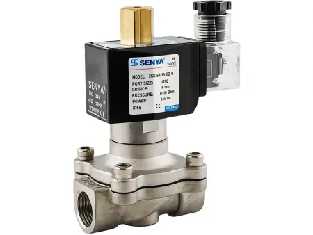 Serie 2SK  Válvula solenoide de 2/2 vías de acero inoxidable