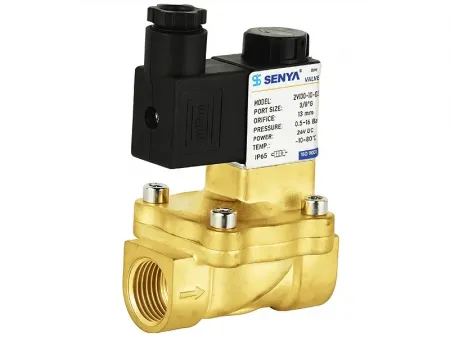 Serie 2V  Válvula solenoide de latón de 2/2 vías