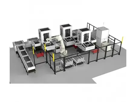 Sistema automatizado robótico de pruebas de compresión de hormigón