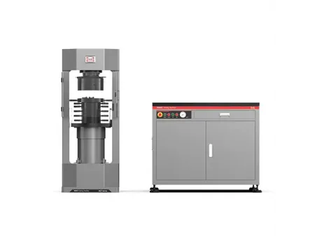 Máquina de ensayo de compresión, control de servoválvula