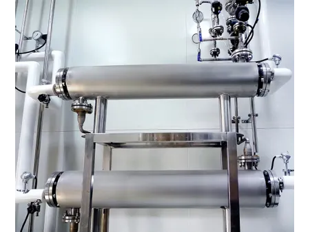 Intercambiador de calor sanitario de carcasa y tubos