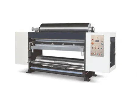 Encoladora de una capa para cartón corrugado