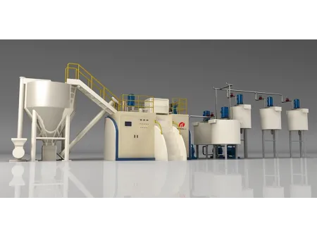 Sistema de preparación de adhesivo para la fabricación de cartón corrugado