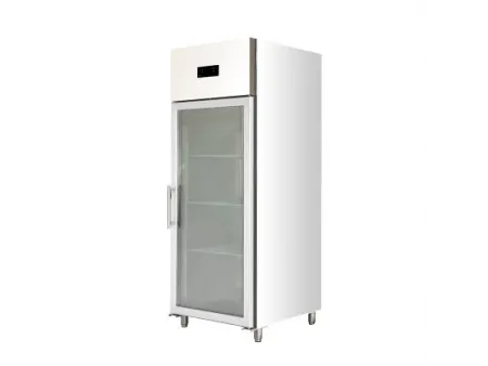 Vitrina refrigerada con puerta de vidrio