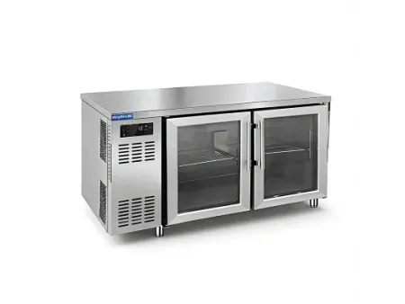 Vitrina refrigerada con puerta de vidrio