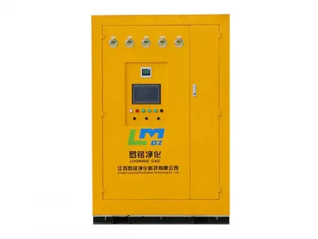 Sistema de generación de oxígeno con una pureza del 99.5%