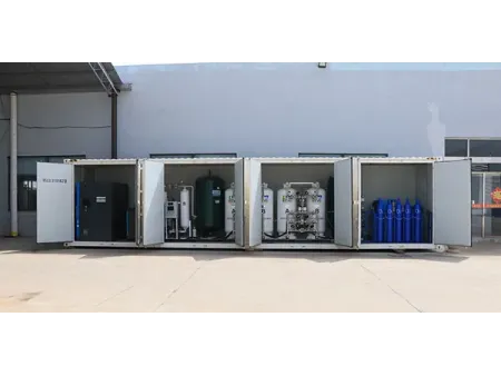 Sistema de generación de nitrógeno PSA tipo contenedor