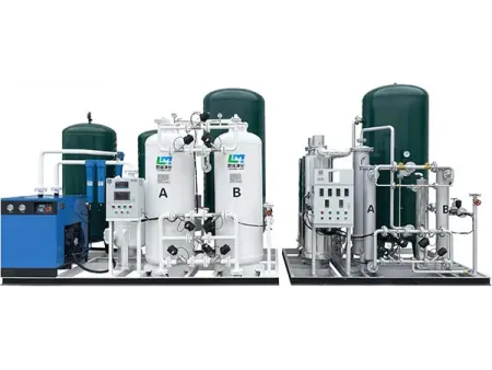 Sistema de generación de nitrógeno con una pureza del 99.999%