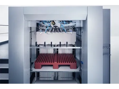 Máquina troqueladora (pinza giratoria)