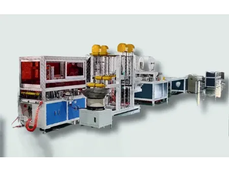 Máquina para fabricación mangueras planas preperforadas