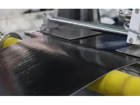 Máquina para fabricación mangueras planas preperforadas