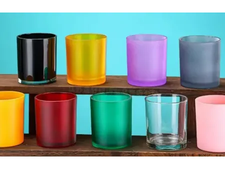 Portavelas y vasos votivos de vidrio