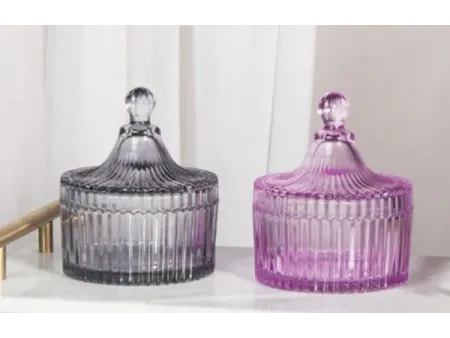 Frascos de vidrio para velas