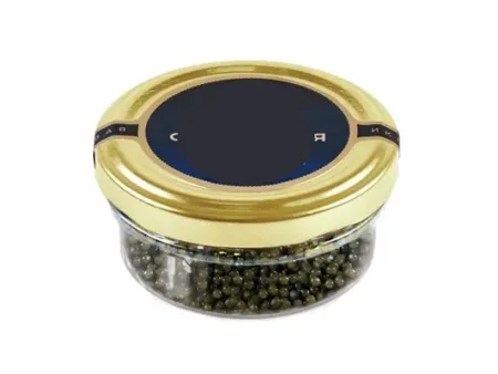 Frascos de vidrio para caviar