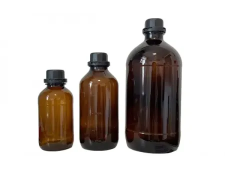 Botellas de vidrio para productos químicos