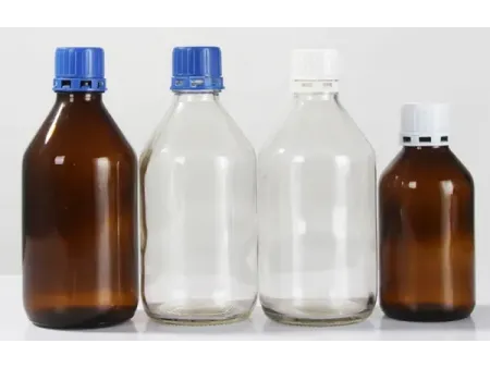 Botellas de vidrio para productos químicos