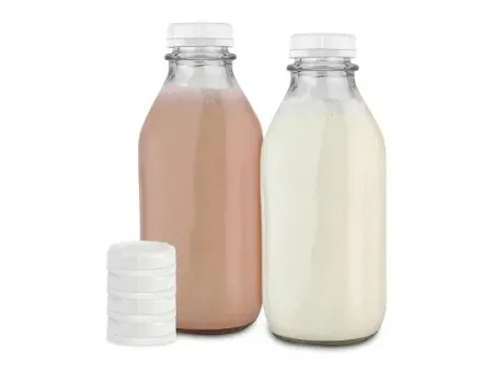 Botellas de vidrio para leche