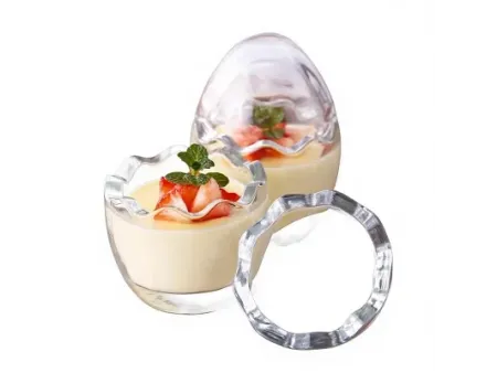 Frascos de vidrio para pudín